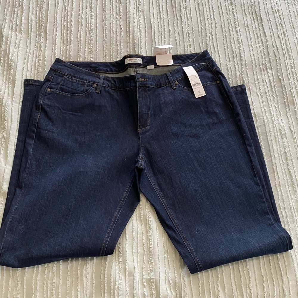 NWT Coldwater Creek bootcut Jeans 18W